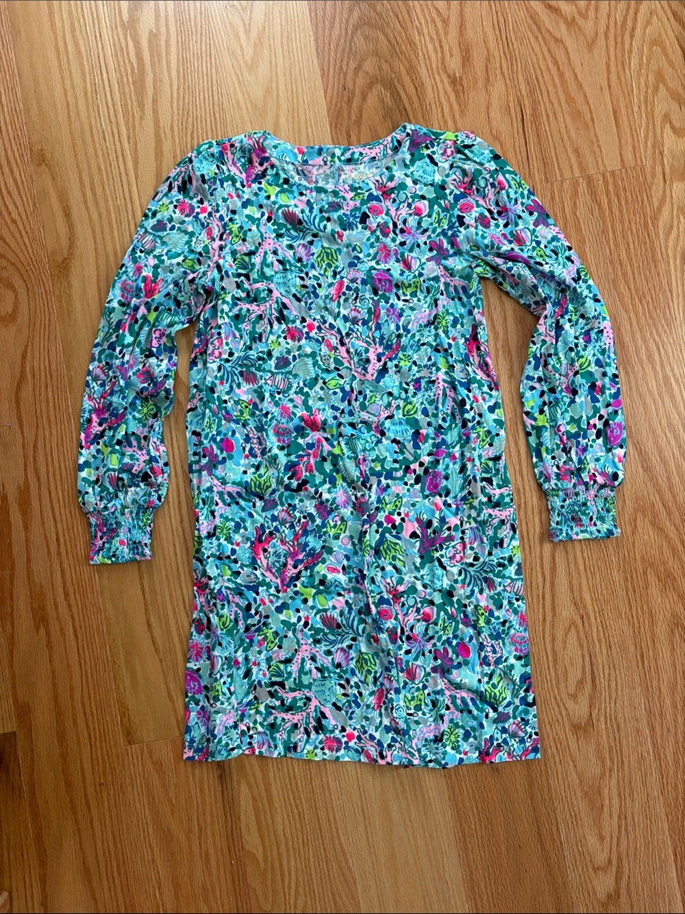Lilly Pulitzer Floral Long-Sleeve Dress